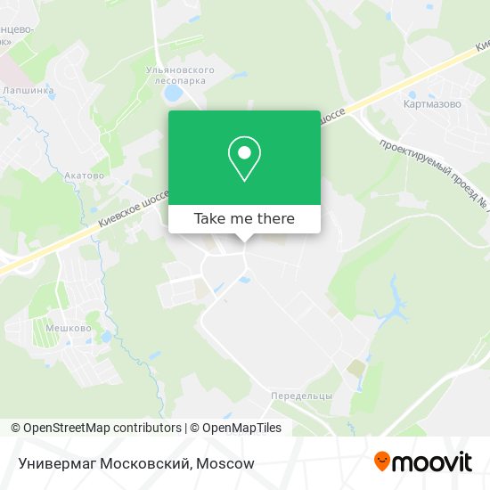 Универмаг Московский map