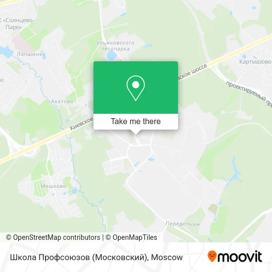Школа Профсоюзов (Московский) map