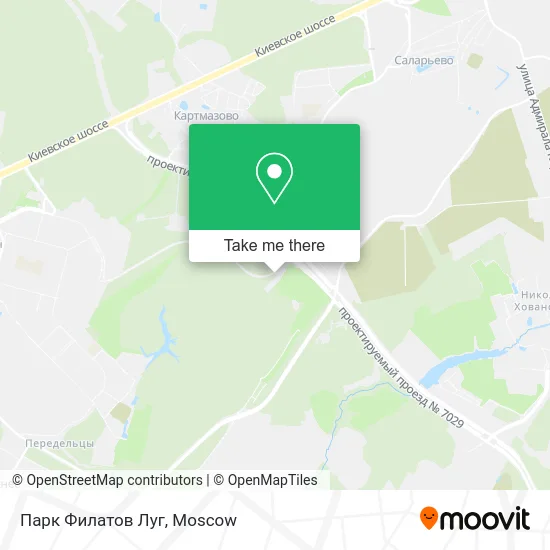 Парк Филатов Луг map