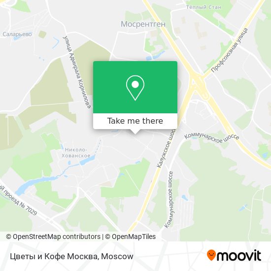 Цветы и Кофе Москва map