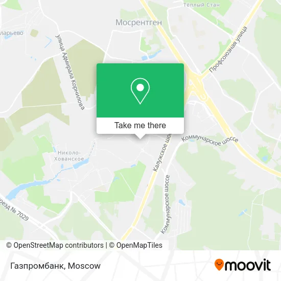 Газпромбанк map