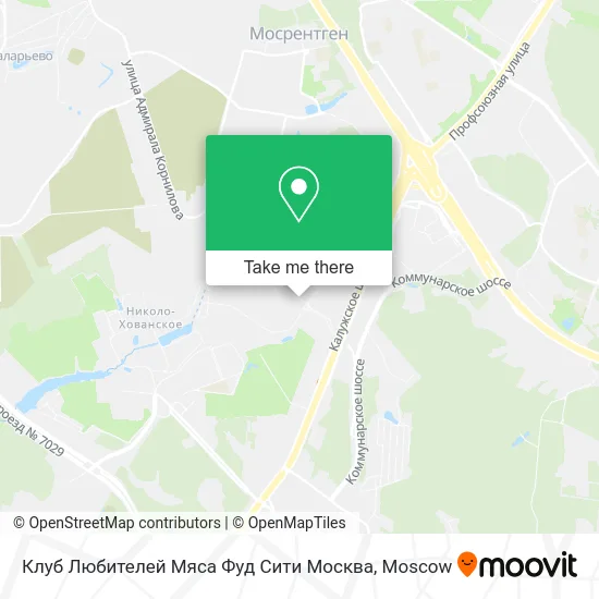 Клуб Любителей Мяса Фуд Сити Москва map