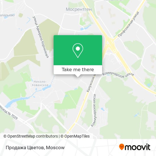 Продажа Цветов map