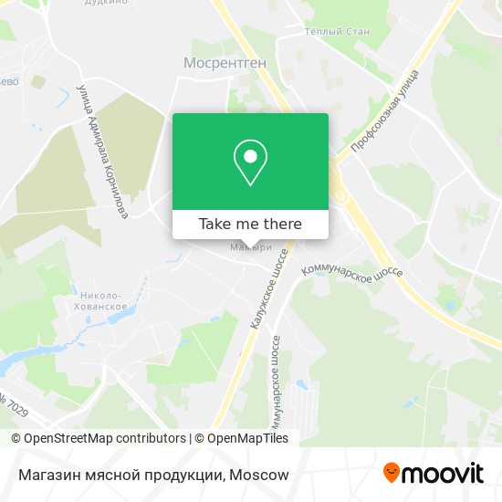 Магазин мясной продукции map