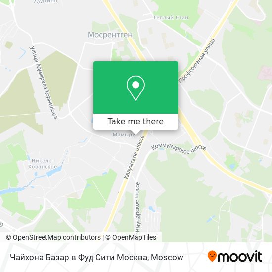 Чайхона Базар в Фуд Сити Москва map