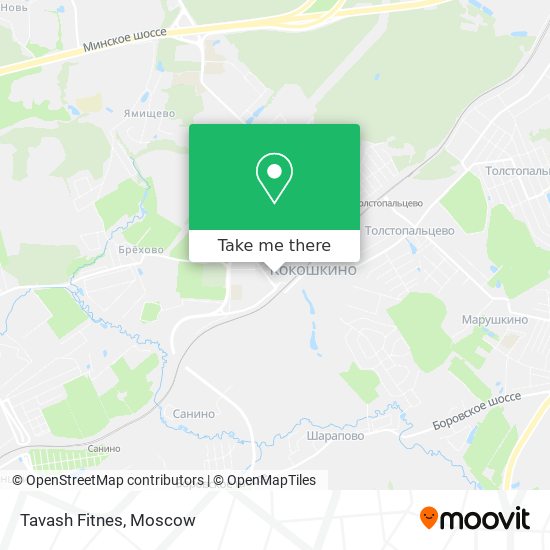 Tavash Fitnes map