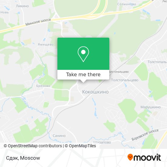 Сдэк map