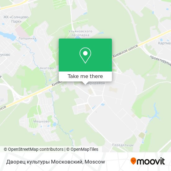 Дворец культуры Московский map