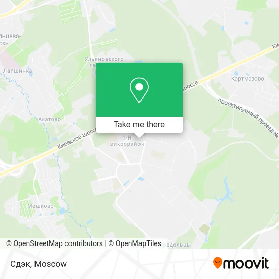 Сдэк map