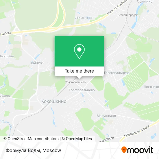 Формула Воды map