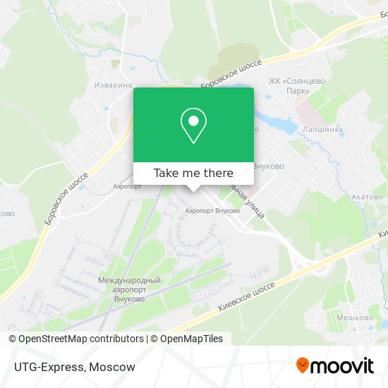 UTG-Express map
