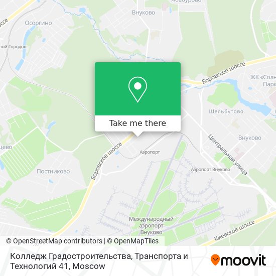 Колледж Градостроительства, Транспорта и Технологий 41 map