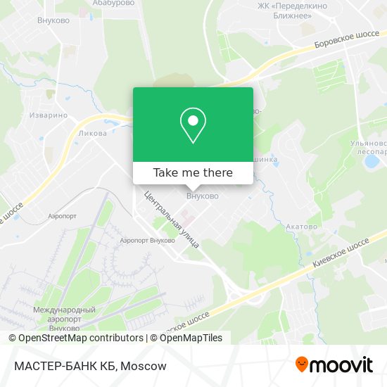 МАСТЕР-БАНК КБ map