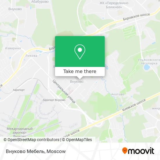 Внуково Мебель map