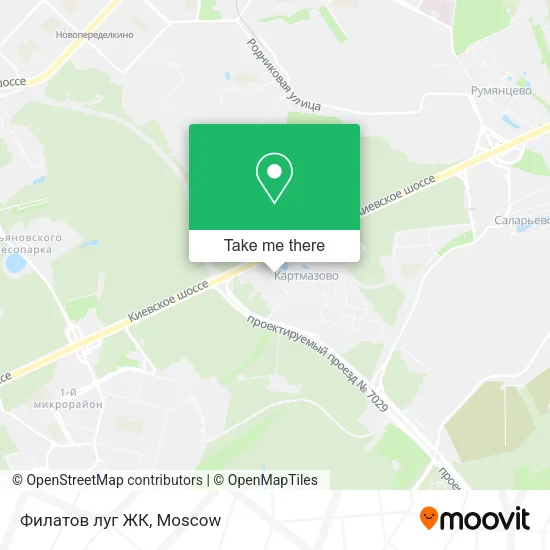 Филатов луг ЖК map