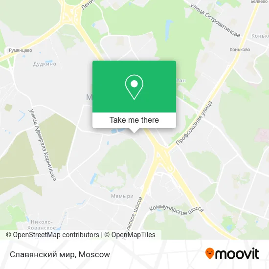 Славянский мир map