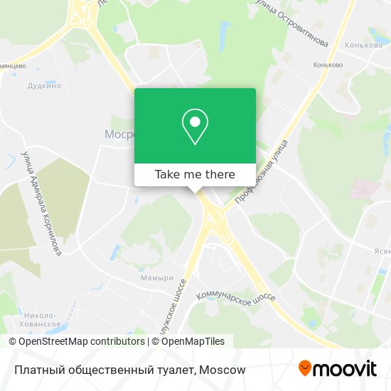 Платный общественный туалет map