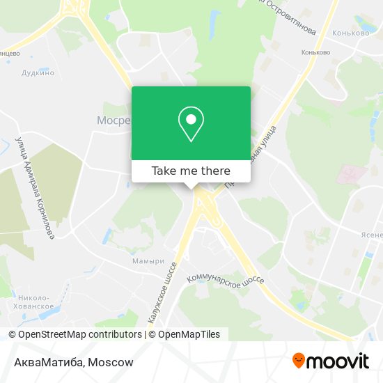 АкваМатиба map