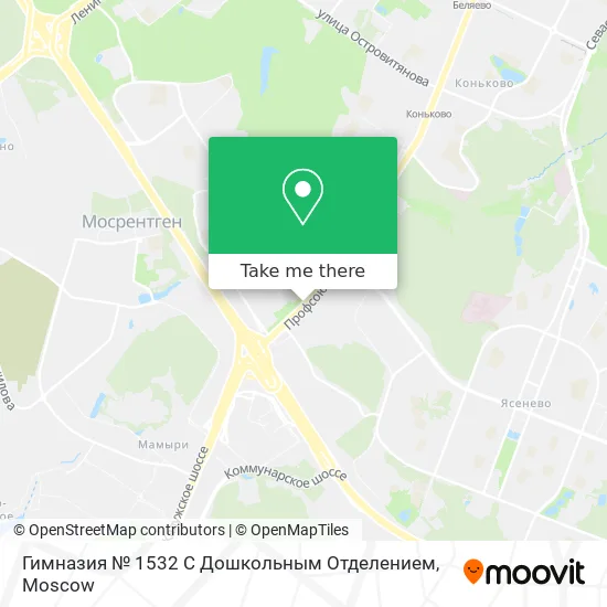 Гимназия № 1532 С Дошкольным Отделением map