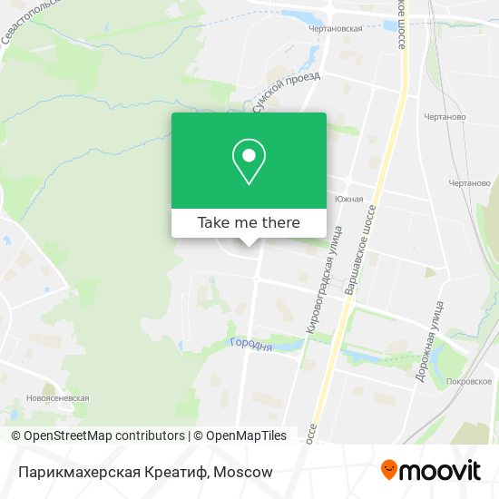 Парикмахерская Креатиф map