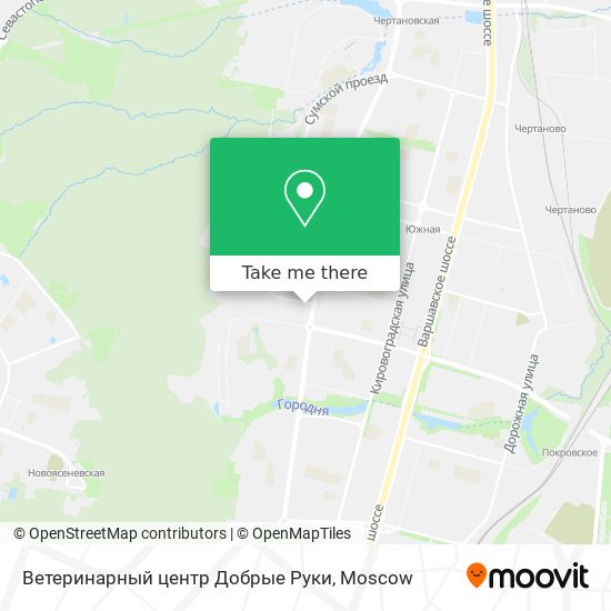 Ветеринарный центр Добрые Руки map