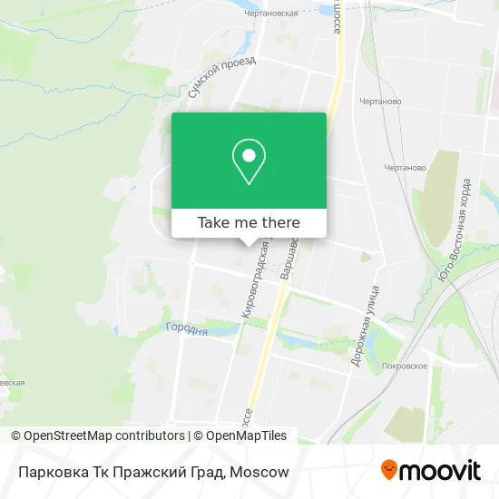 Парковка Тк Пражский Град map