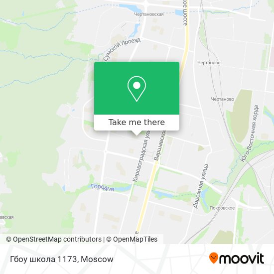 Гбоу школа 1173 map