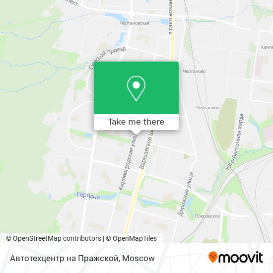 Автотехцентр на Пражской map