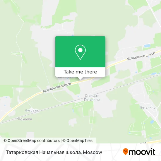 Татарковская Начальная школа map