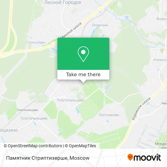 Памятник Стриптизерше map