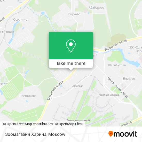 Зоомагазин Харина map