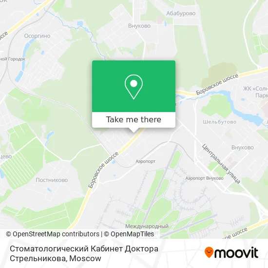 Стоматологический Кабинет Доктора Стрельникова map