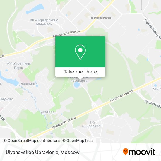 Ulyanovskoe Upravlenie map
