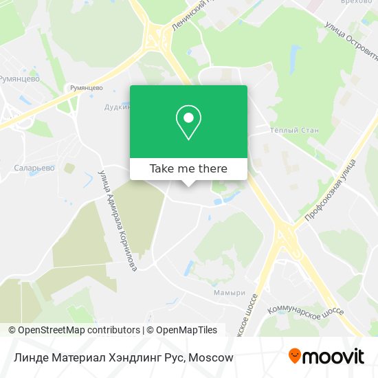 Линде Материал Хэндлинг Рус map