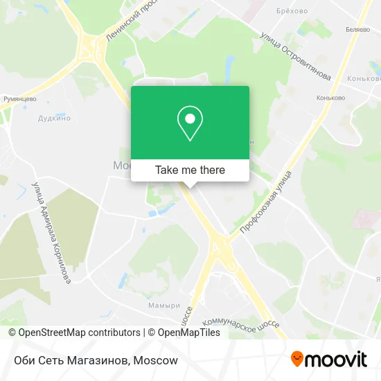 Оби Сеть Магазинов map