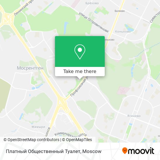 Платный Общественный Туалет map