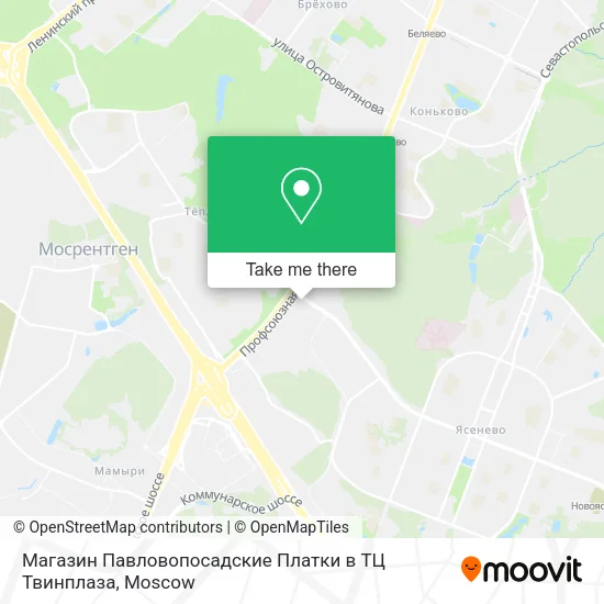 Магазин Павловопосадские Платки в ТЦ Твинплаза map