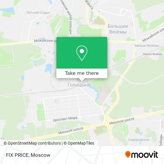 FIX PRICE map