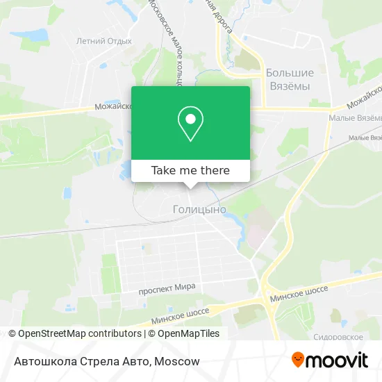 Автошкола Стрела Авто map