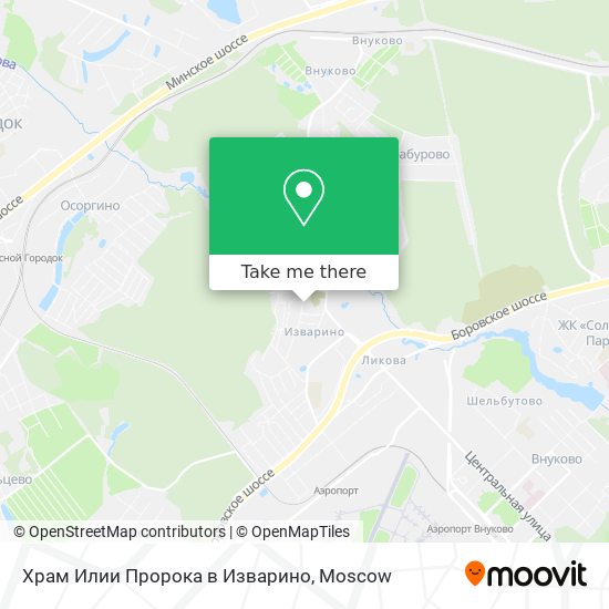 Храм Илии Пророка в Изварино map