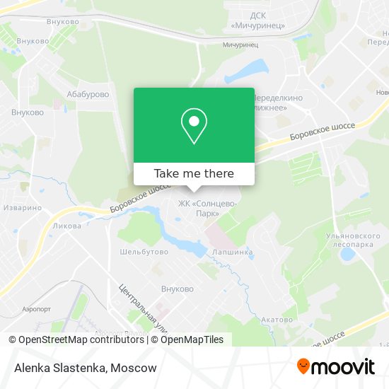 Alenka Slastenka map