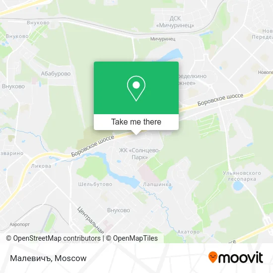 Малевичъ map