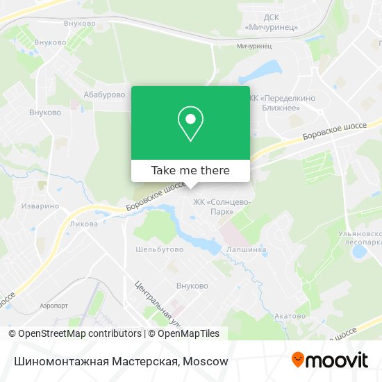 Шиномонтажная Мастерская map