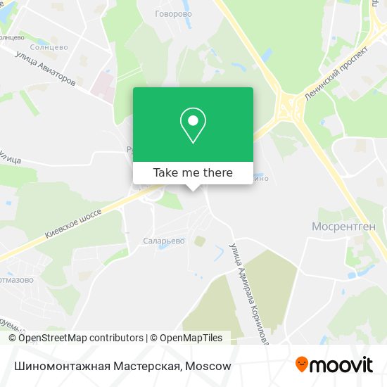 Шиномонтажная Мастерская map