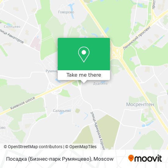 Посадка (Бизнес-парк Румянцево) map