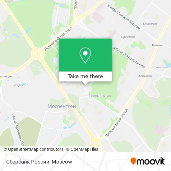 Сбербанк России map
