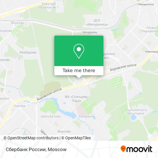 Сбербанк России map