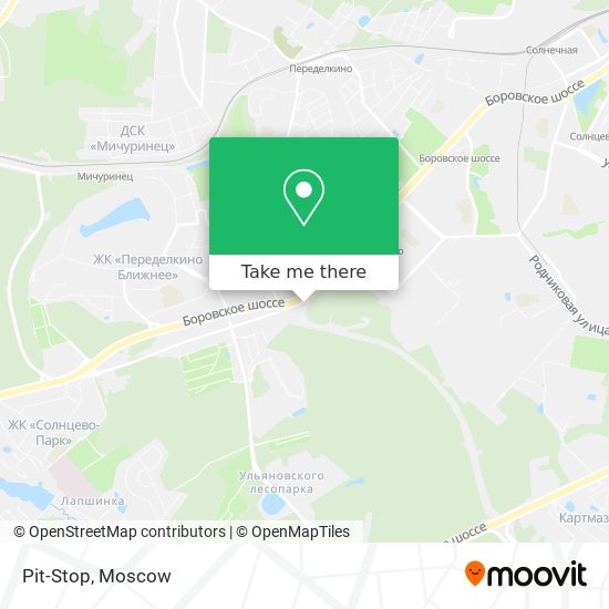 Pit-Stop map