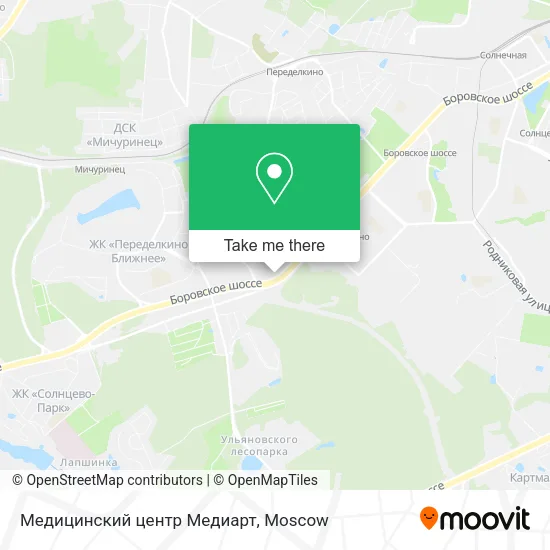Медицинский центр Медиарт map