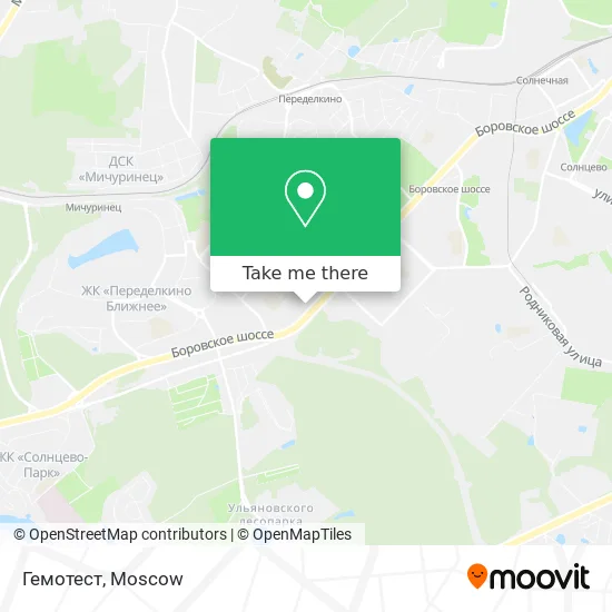 Гемотест map